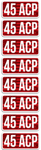 Mtm Ammo Caliber Labels 45acp - 8-pack