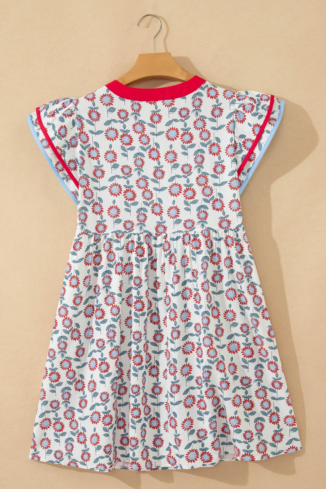Opal Flutter Sleeve Mini Dress