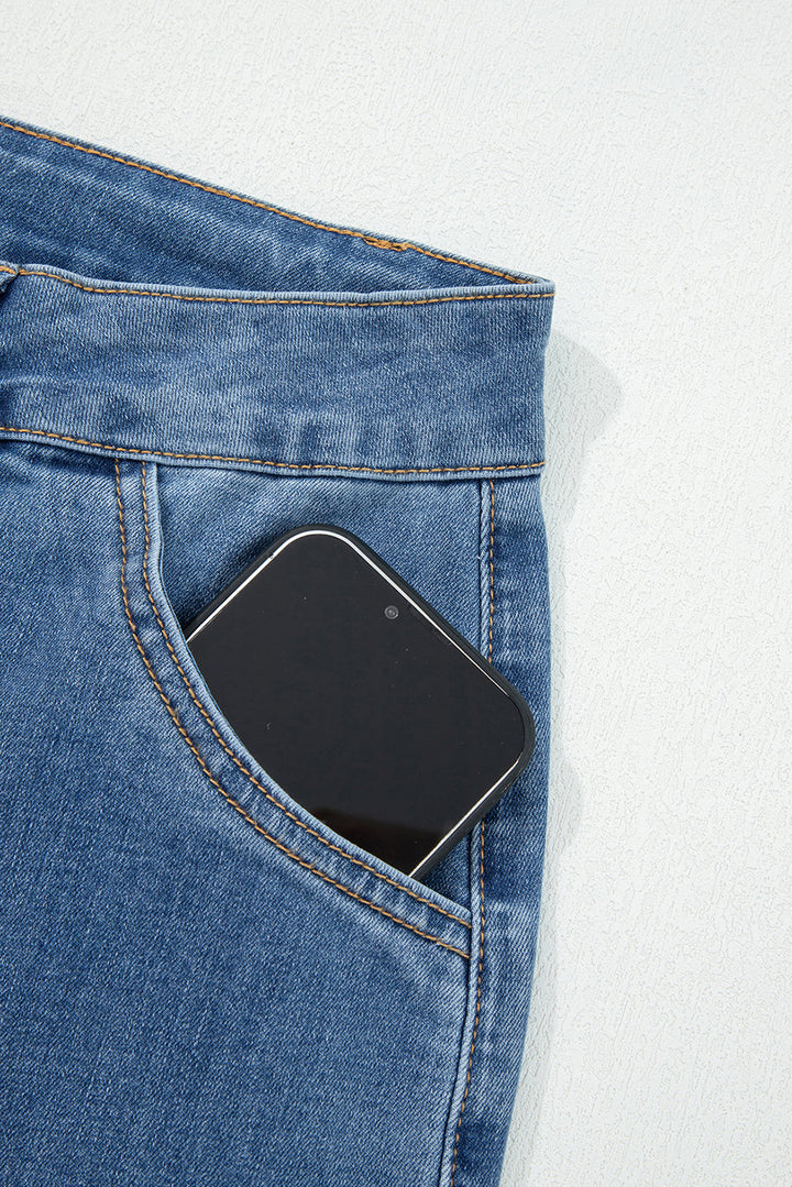 Aleah Waist Wide Leg Jeans