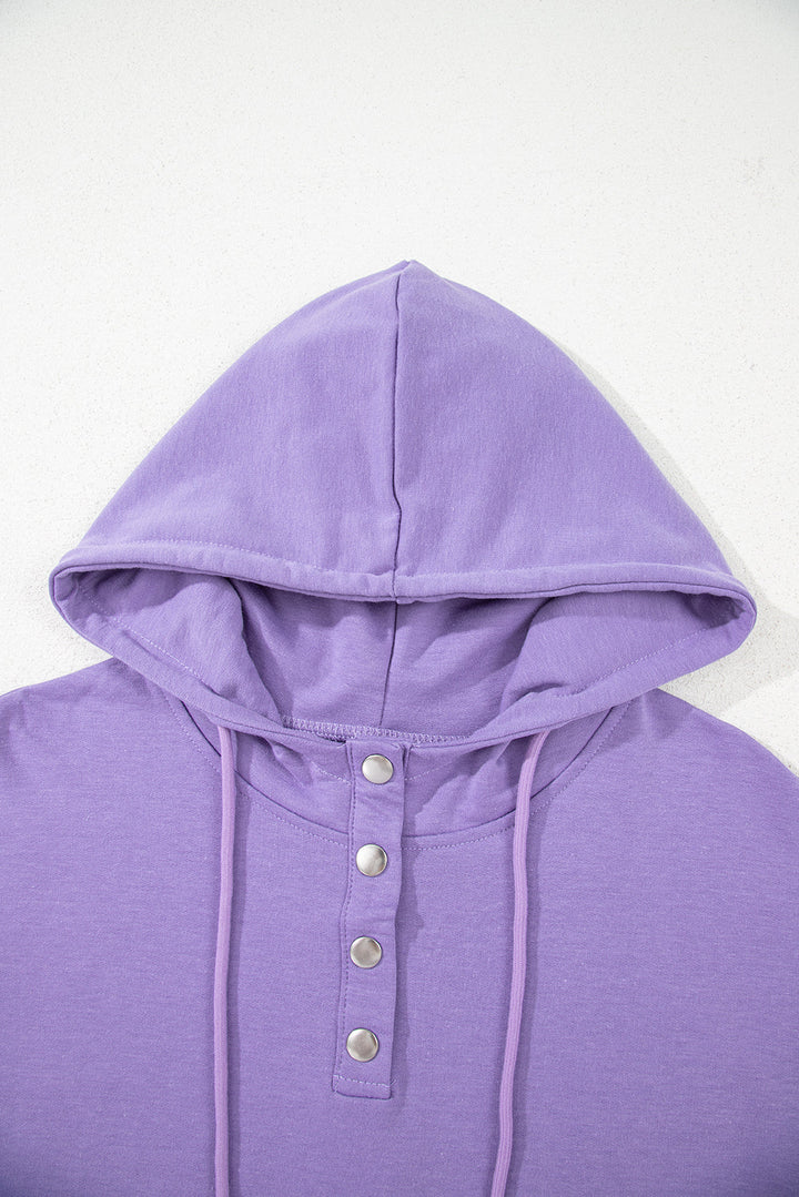 Mariam Short Sleeve Kangaroo Hoodie