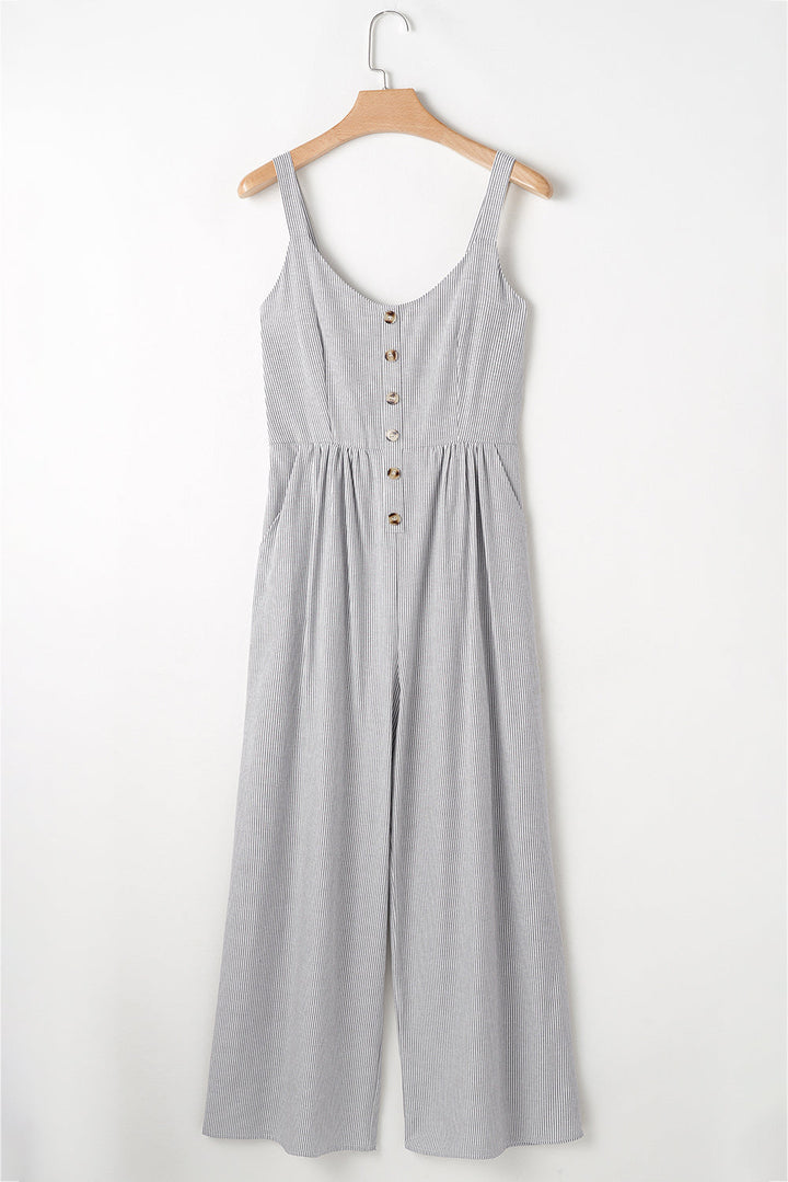 Greta Sleeveless Wide Leg Jumpsuit