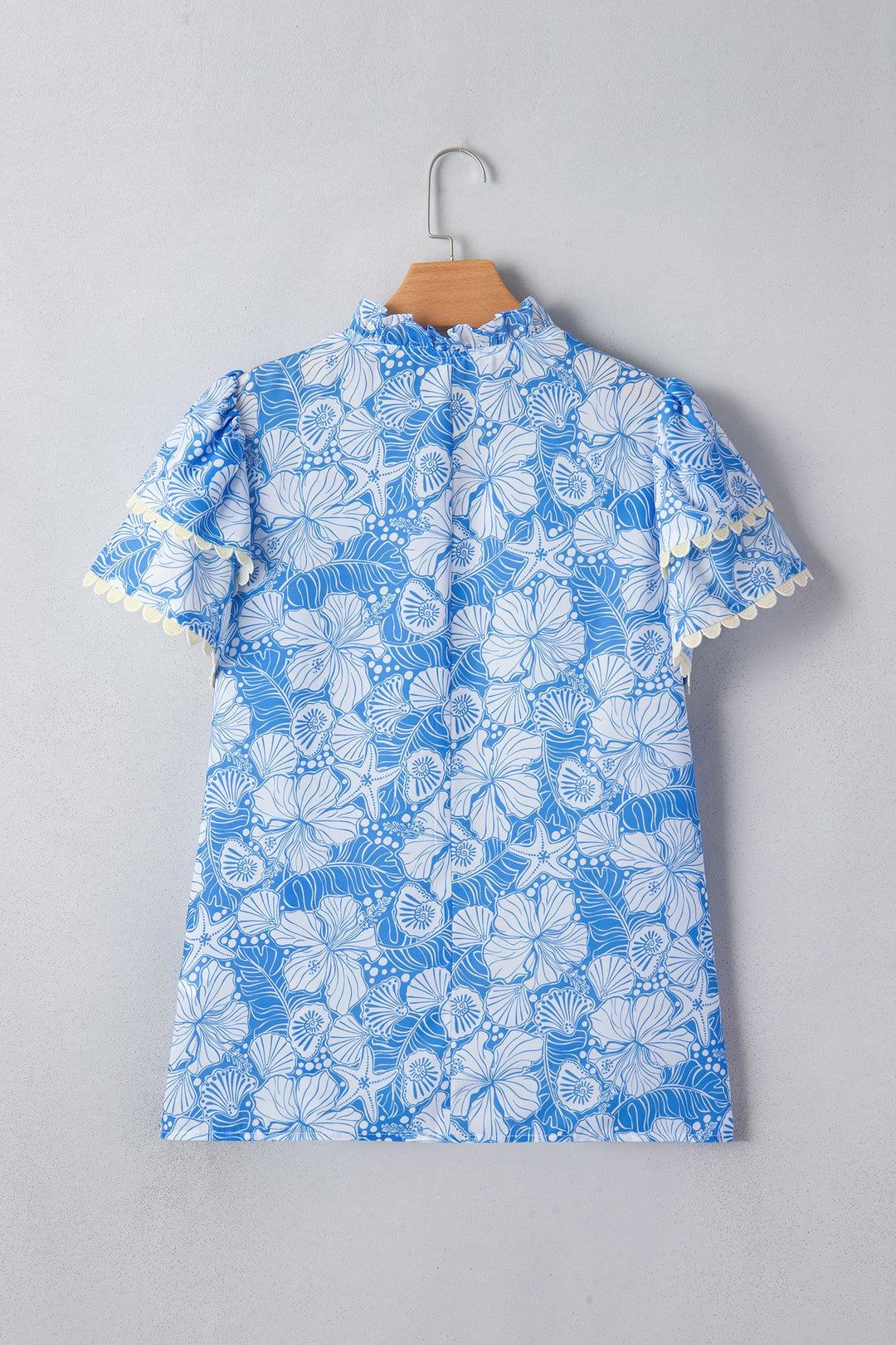 Kataleya Trim Short Sleeve Blouse