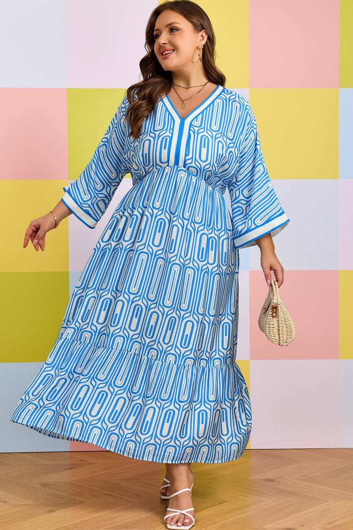 Siya Bracelet Sleeve Long PLUS Dress