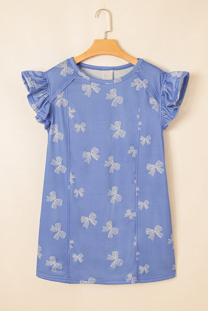 Emmie Sleeve Shift Mini Dress