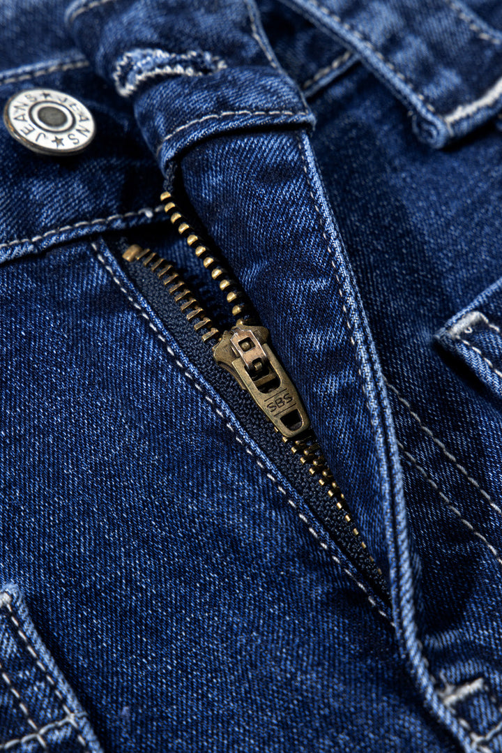Victoria Wide Leg Pocketed High Waist Jeans