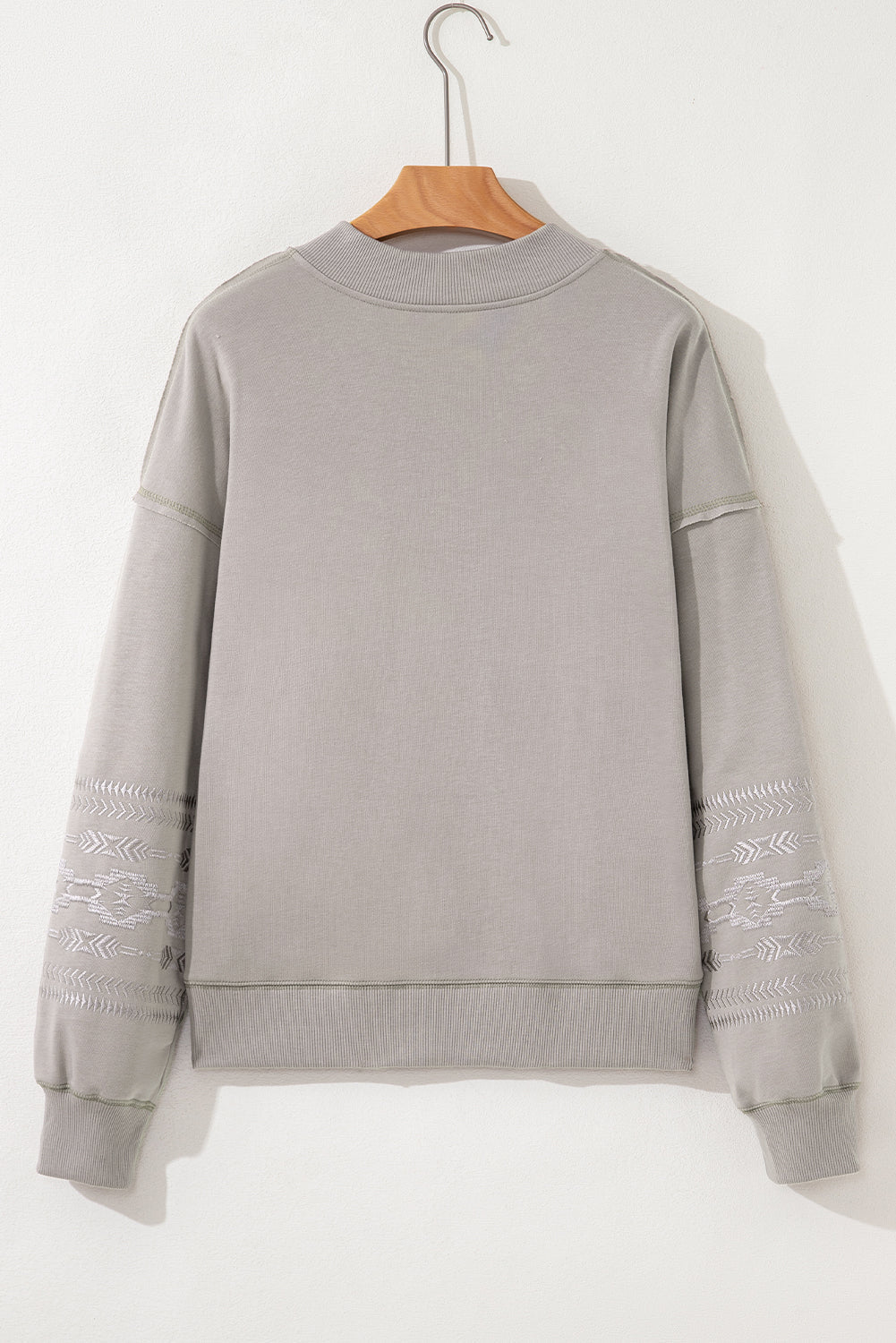 Kaylee aztec Embroidered Western Sweatshirt