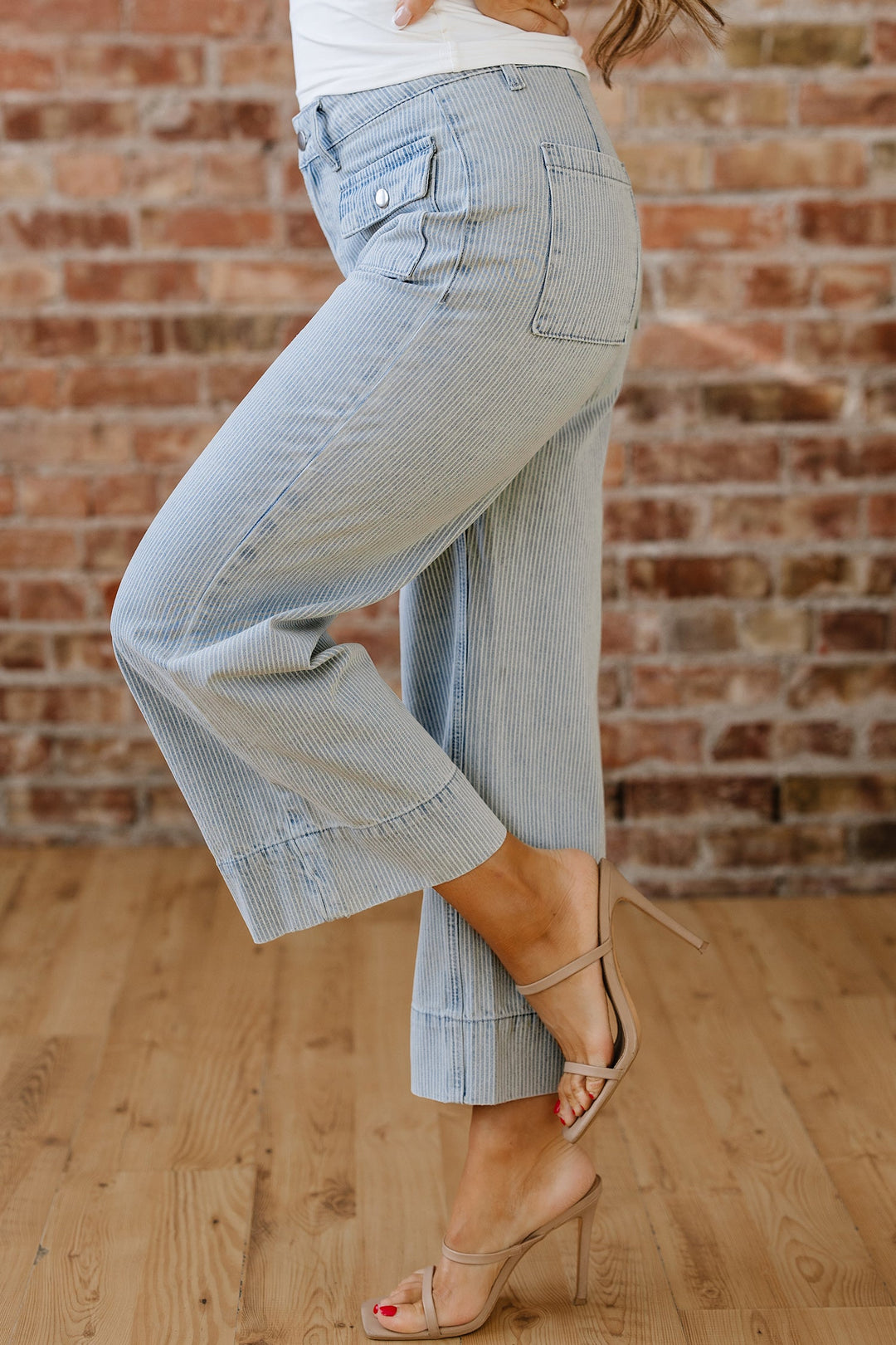 Eve Hem Wide Leg Jeans