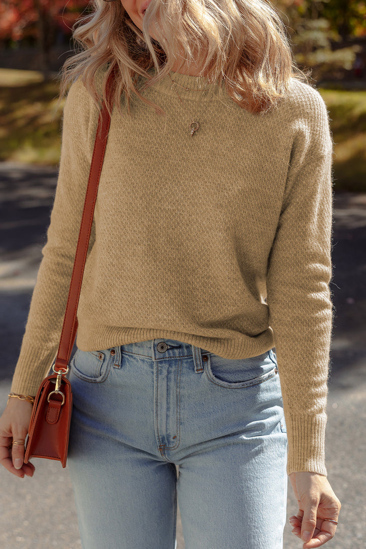 Nina Knit Casual Fitted Sweater
