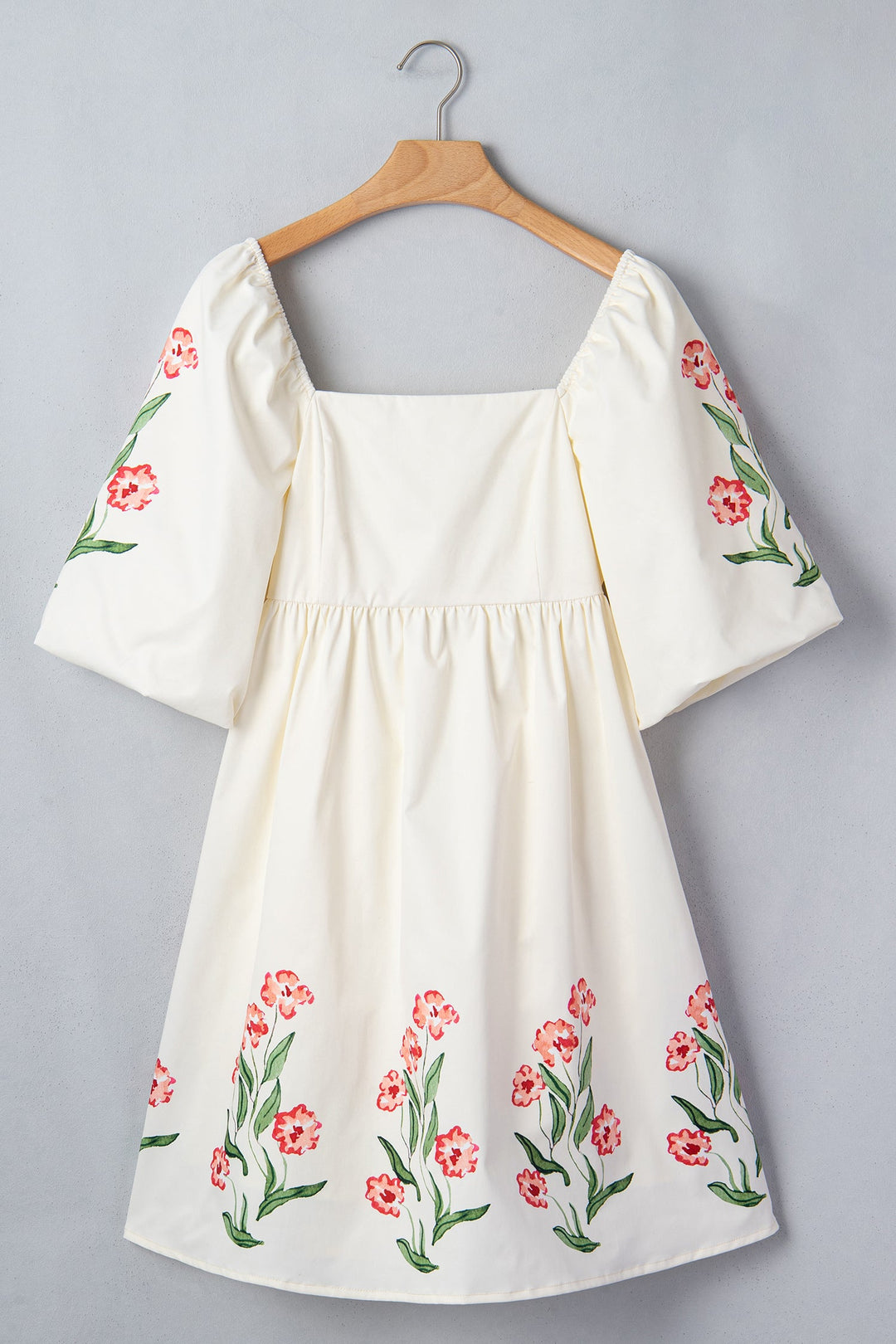 Greta Puff Sleeve Babydoll Dress