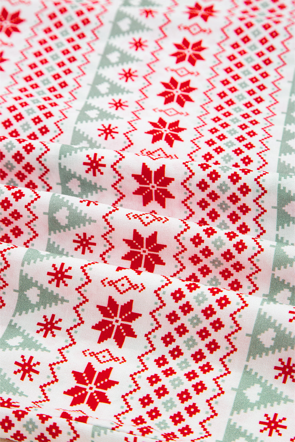 Sarai Christmas Pattern Print Shirt