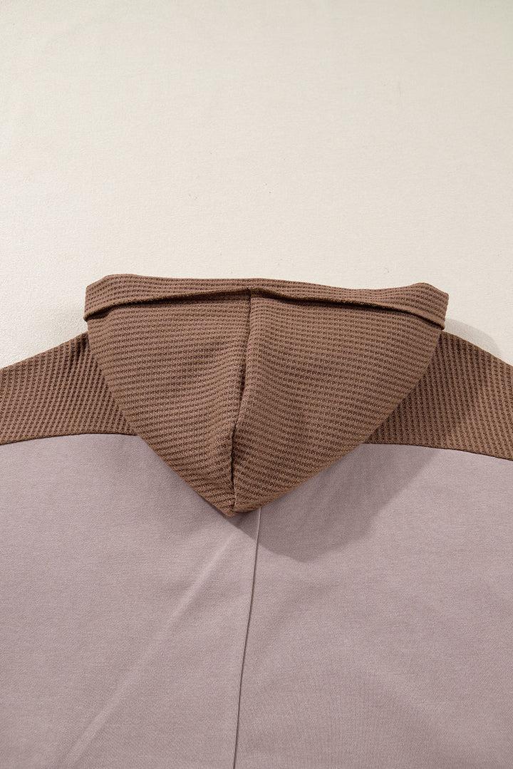 Alessia Exposed Seam Casual Hoodie