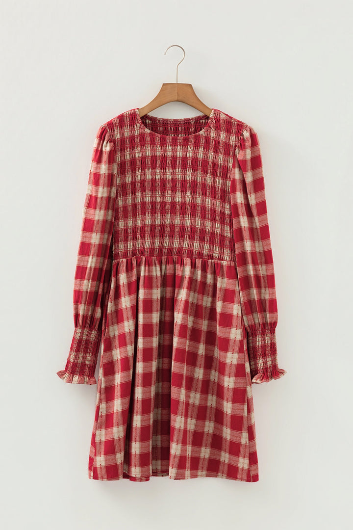 Amelia Puff Sleeve Mini Dress