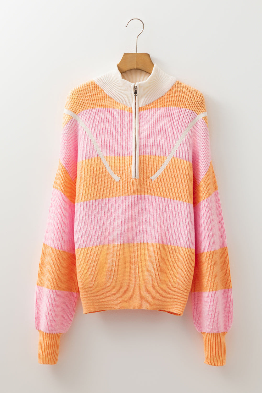 Claire Half Zip Oversize Sweater