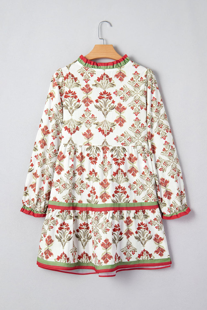 Jade Long Sleeve Flared Dress