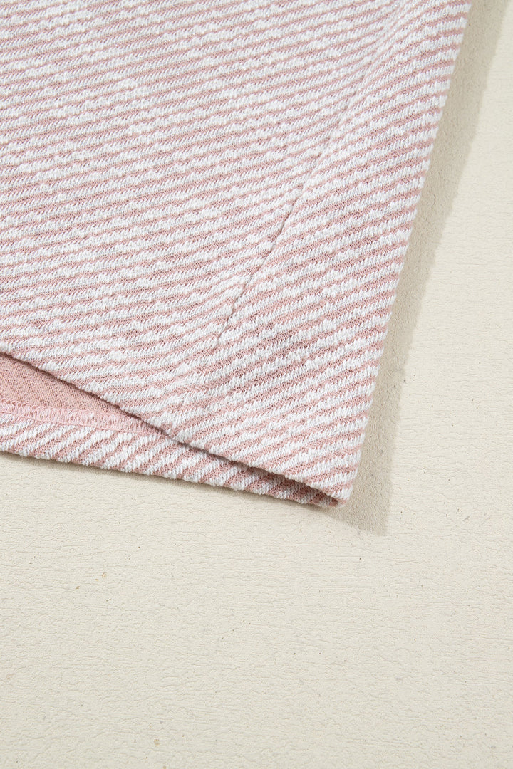 Amanda Ruffled Short Sleeve Blouse