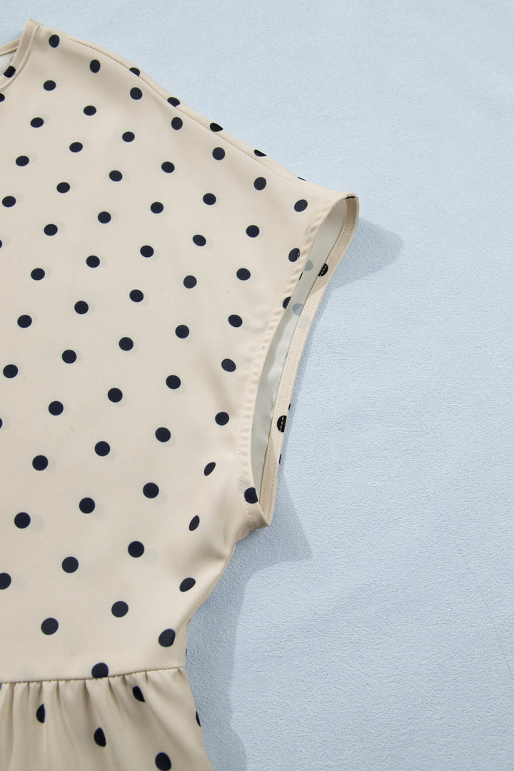 Alison Short Sleeve Babydoll PLUS Blouse