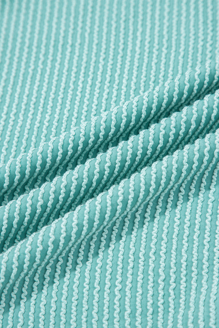 Aria Knit Colorblock Henley Top