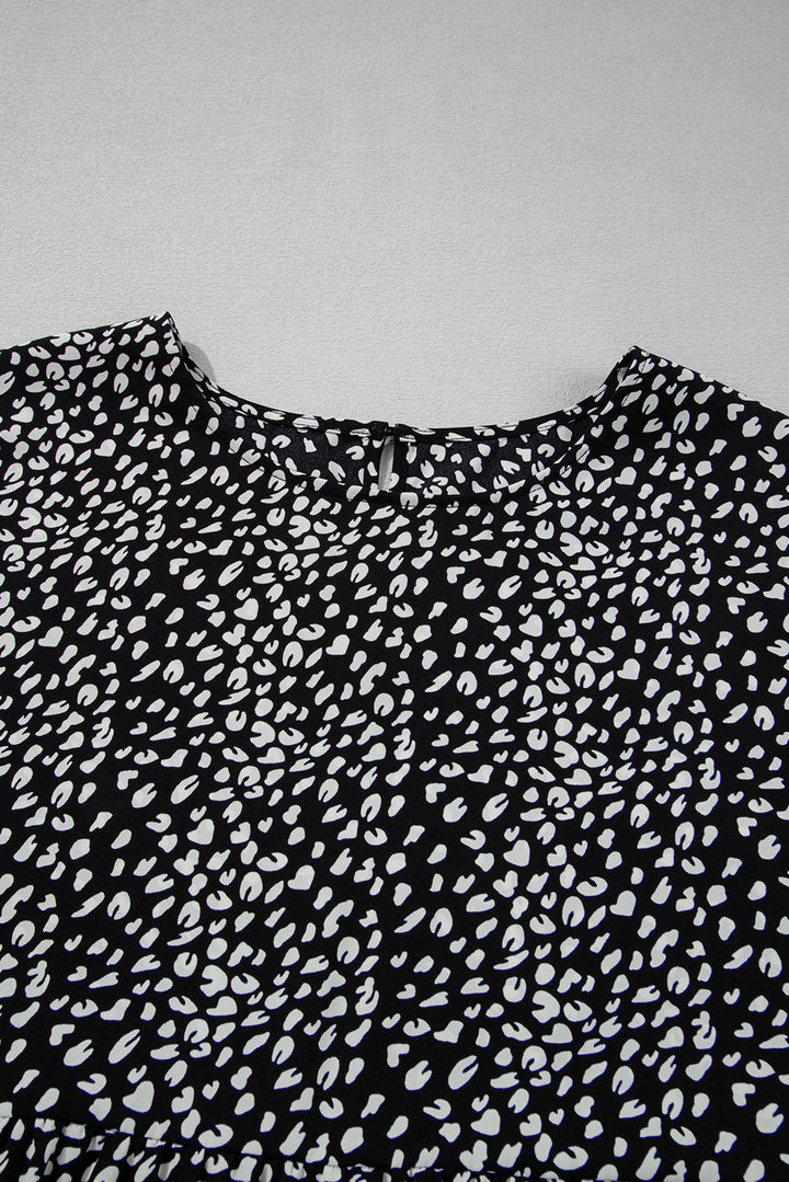 Danielle Back Tiered Flowy PLUS Blouse