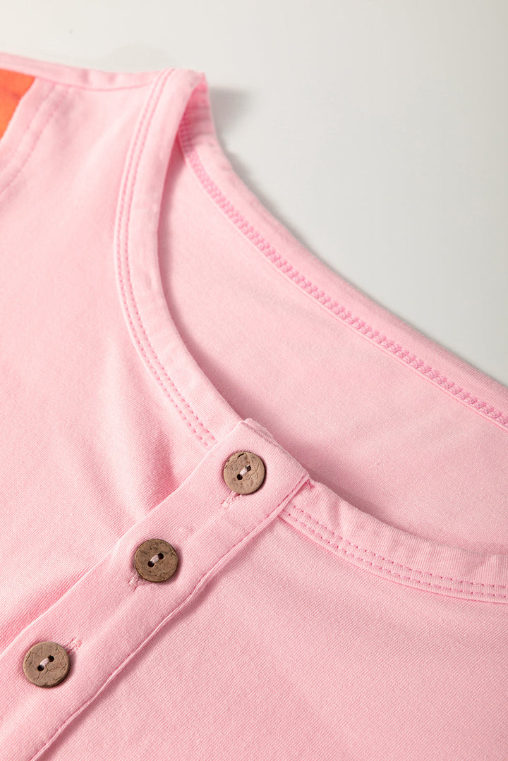 Parker Sleeve Henley top Long Sleeve Top
