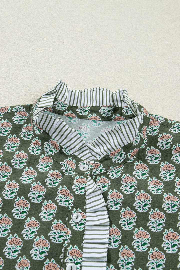 Olivia 4 Sleeve Floral PLUS Dress