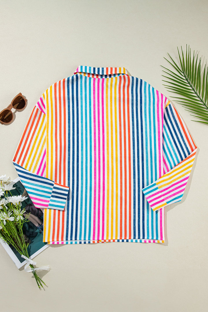 Winter Drop Shoulder Loose Shirt