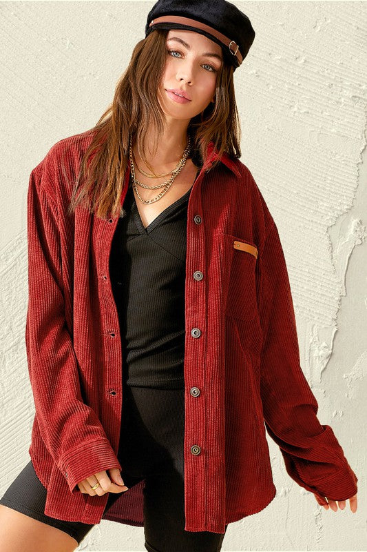 Madera Corduroy Shacket