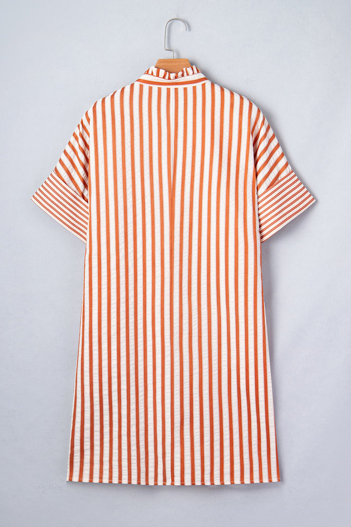 Darcy Cuffs Shift Mini Dress