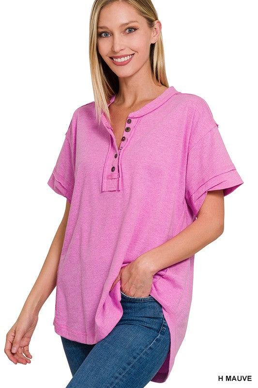 REANNA RAW EDGE TOP