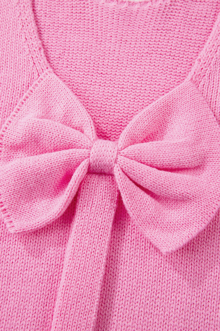 Olivia Backless Bubble Sleeve Sweater