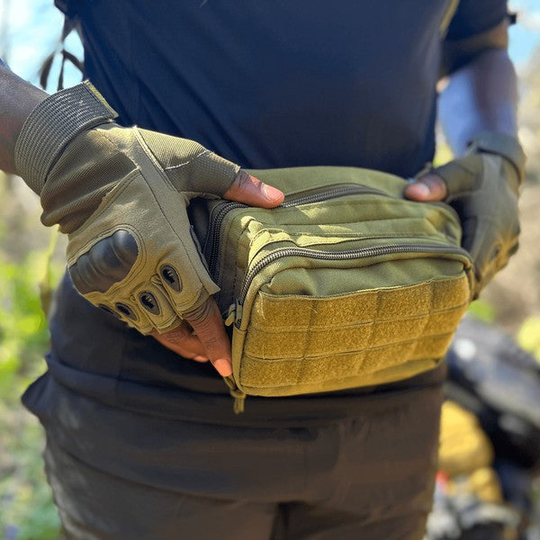 Tactical Military Fingerless Range Gloves
