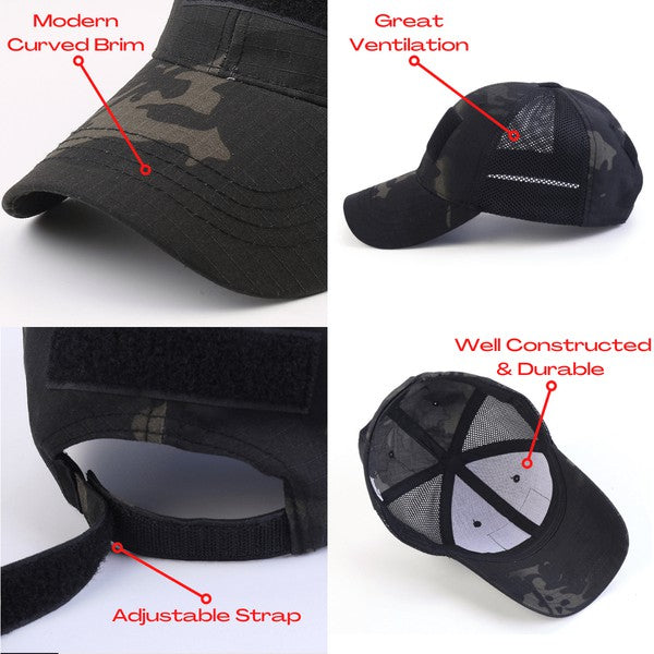 Tactical Military Patch Hat