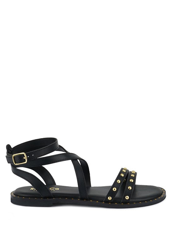 CORRIANE Studs Embellishment Strappy Sandals