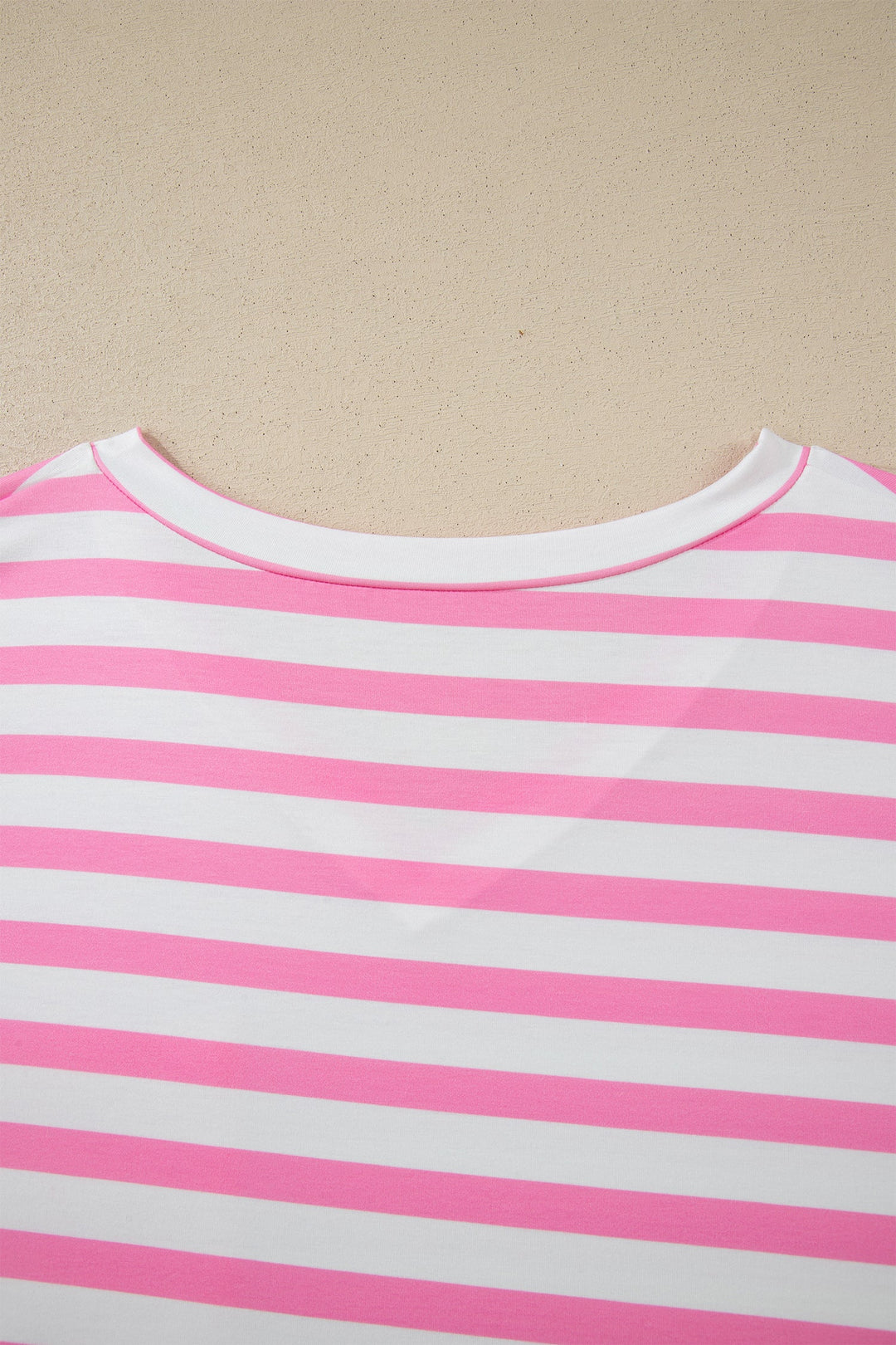Ivanna Stripe Colorblock Patched PLUS Tee