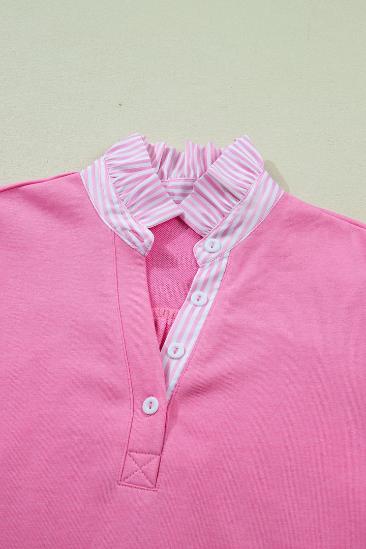 Mckenzie Collar Short Sleeve Blouse