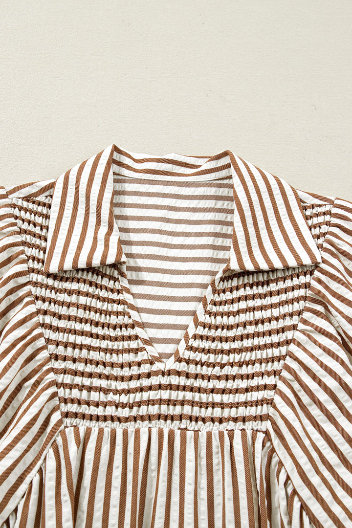 Lina Short Puff Sleeve Blouse