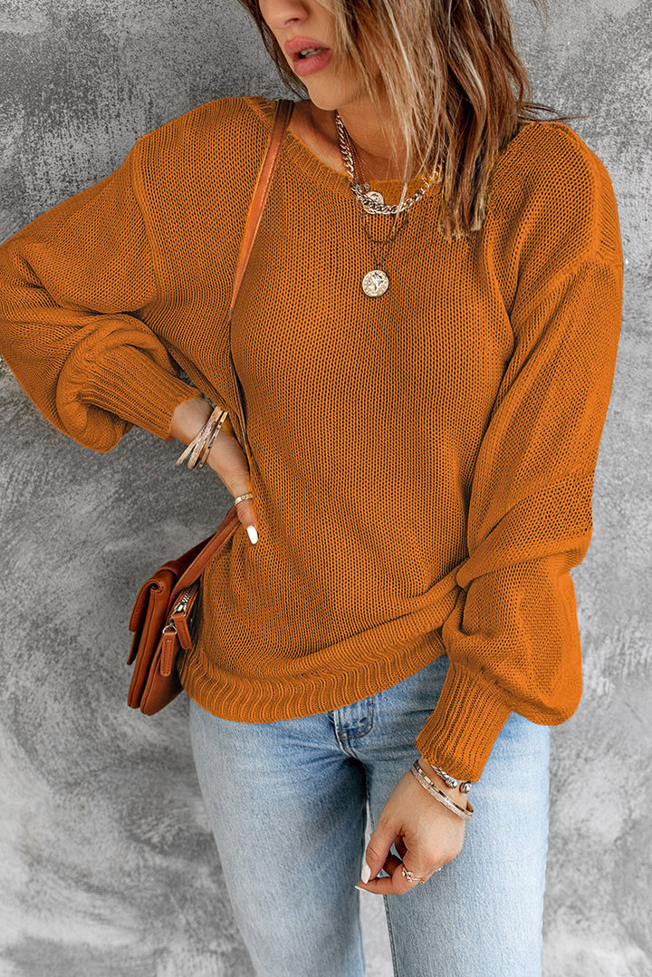 Katie Back Cut Out Sweater