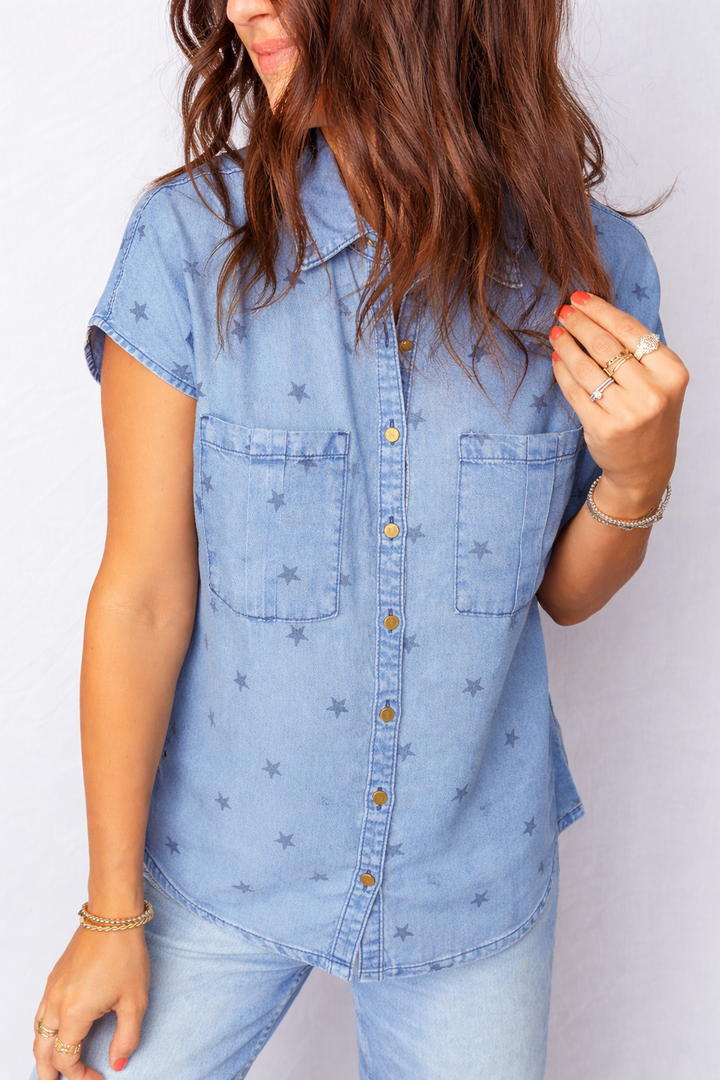 Phoebe Chest Short Sleeve Shirt