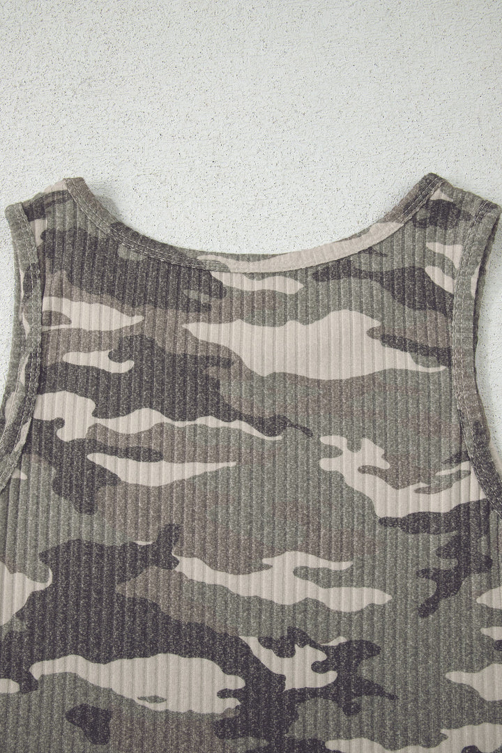 Wrenley Ribbed Knit Tank Top