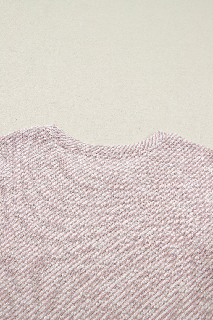 Amanda Ruffled Short Sleeve Blouse