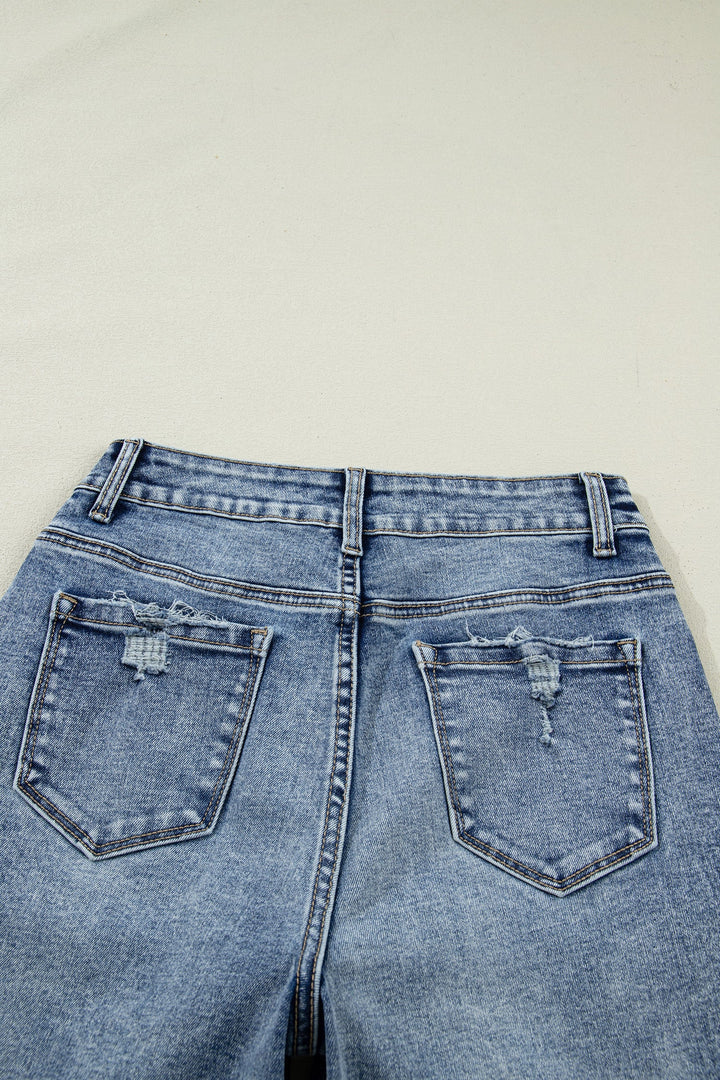 Elia Cuffed Straight Loose Jeans