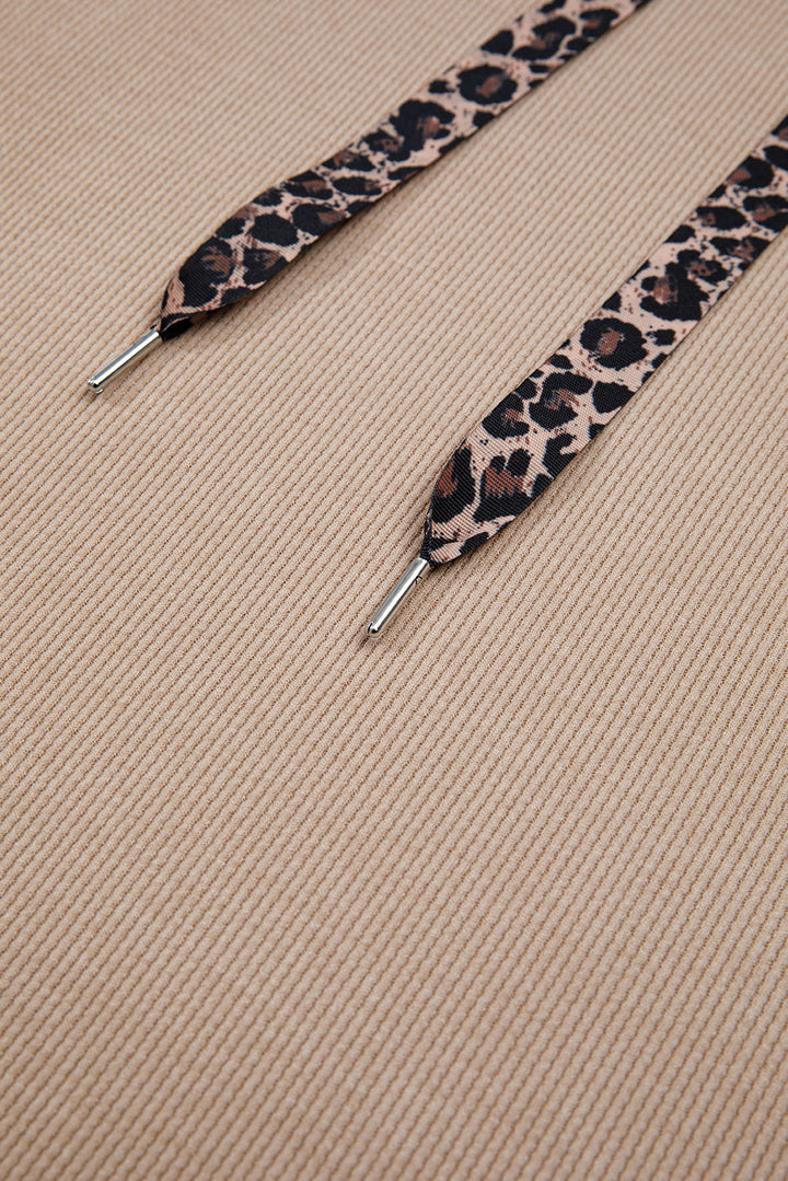 Elodie Textured Drawstring Baggy Hoodie