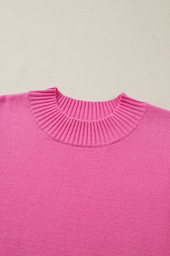 Noelle Ruffle Short Sleeve Sweater