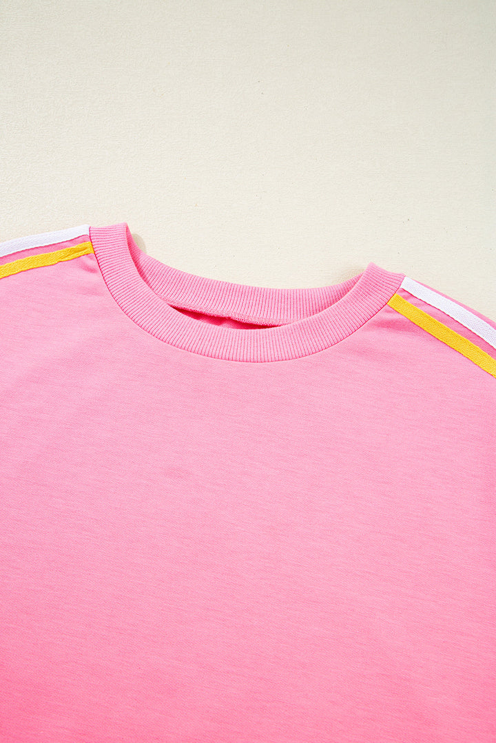 Milan Contrast Crewneck T Shirt