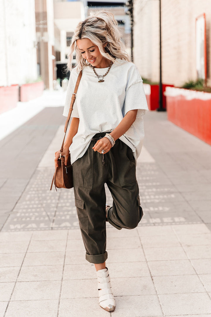 Boyfriend Tee - Oatmeal