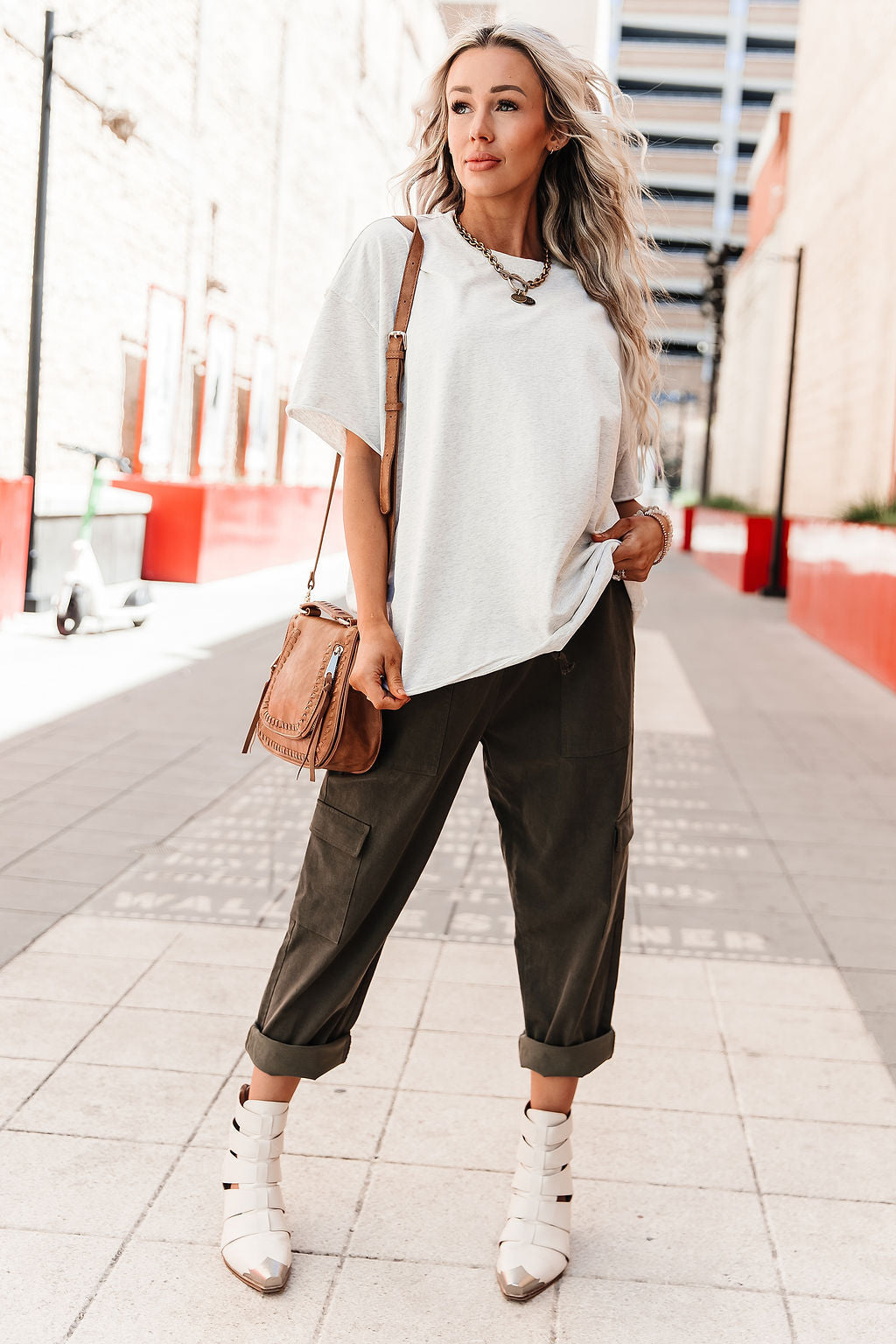 Boyfriend Tee - Oatmeal