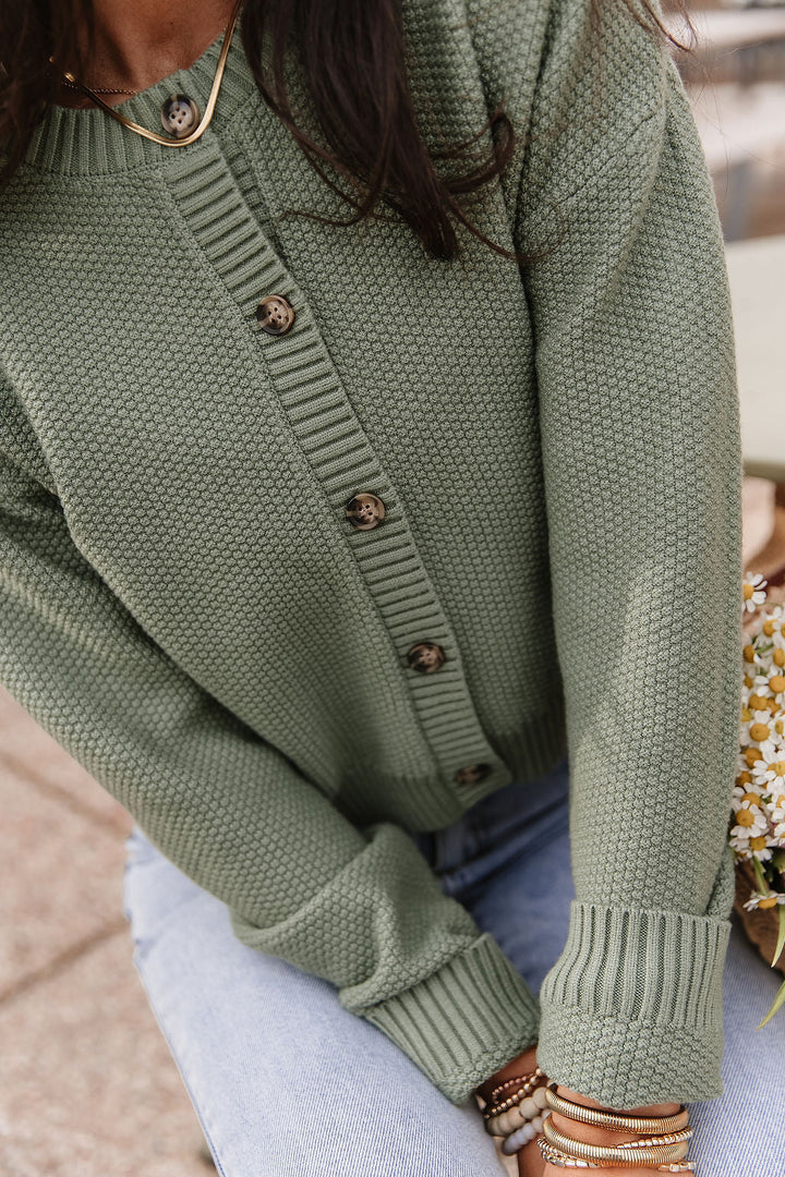 Cloud Knit Cardigan - Fern