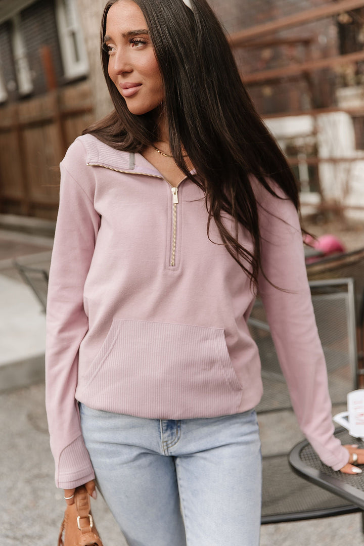 HalfZip Sweatshirt - Lilac Dreams