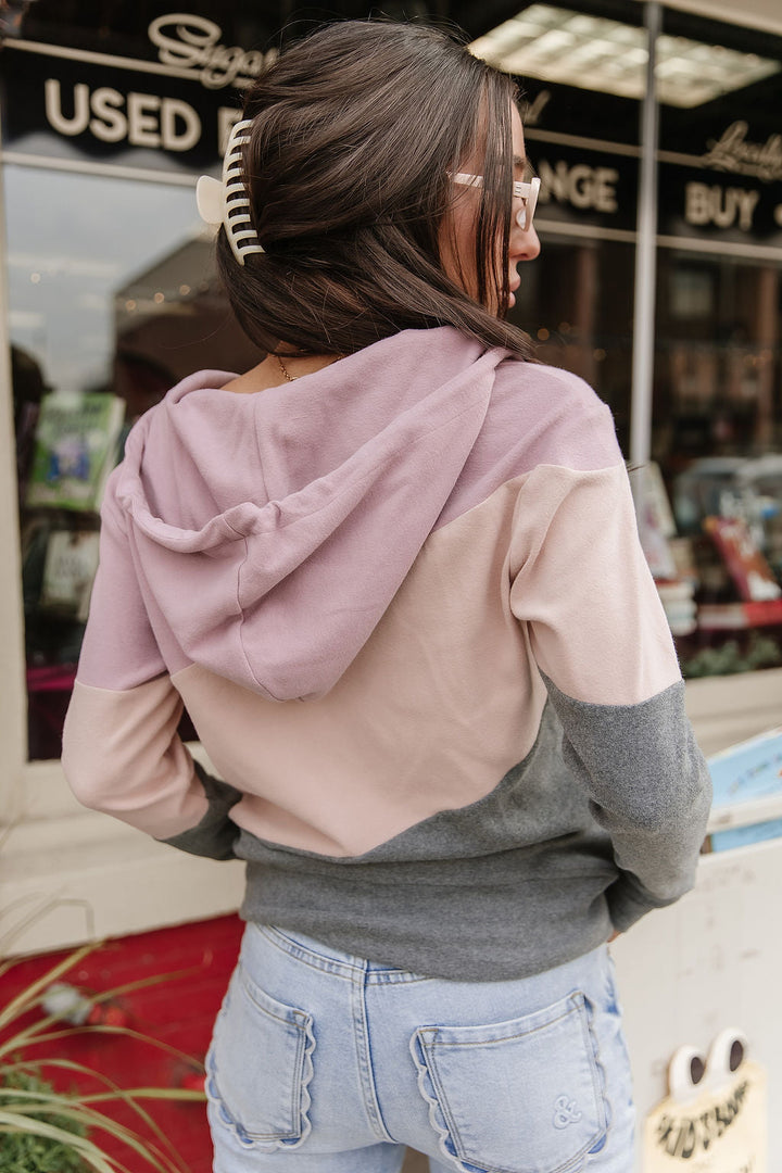 FullZip Sweatshirt - Rosy Glow