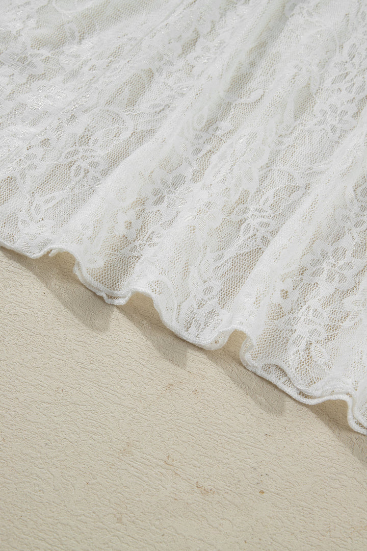 Maliyah Lace Flowy Maxi Skirt