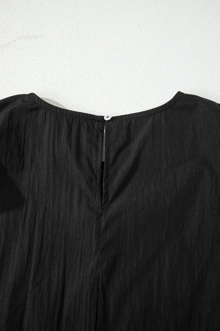Amani Short Sleeve Textured Blouse